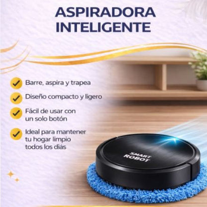 ROBOT LIMPIADOR INTELIGENTE XM12 CON TRAPEADOR INTEGRADO