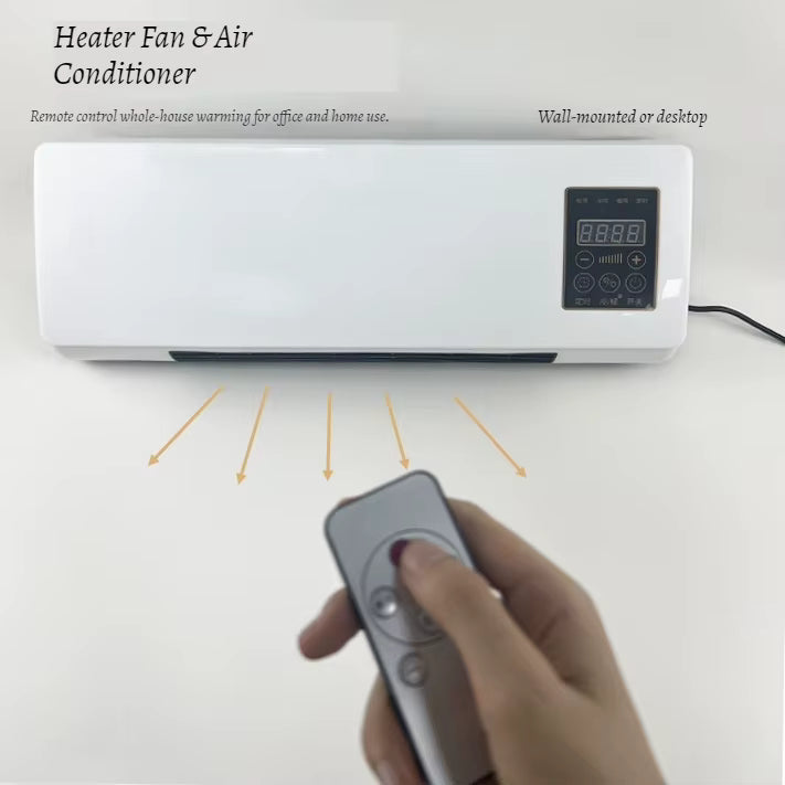 CLIMATIZADOR INTELIGENTE DE PARED XM12 (BAJO CONSUMO Y CONTROL REMOTO)