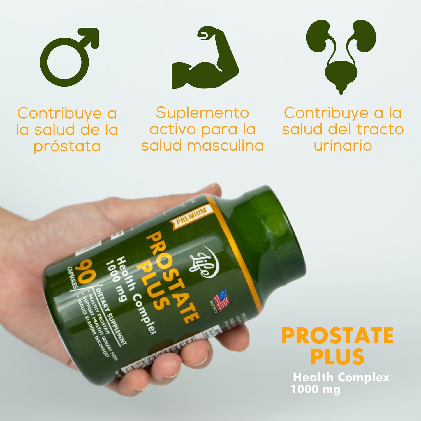 PROSTE PLUS (90 CAPS) - TRATAMIENTO NATURAL PARA LA PROSTATA Y TRACTO URINARIO