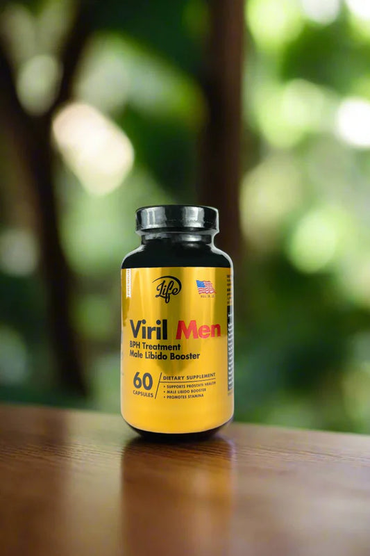 VIRIL MEN PREMIUM (60 CAPSULAS) - POTENCIADOR DE LIBIDO Y SALUD DE LA PROSTATA